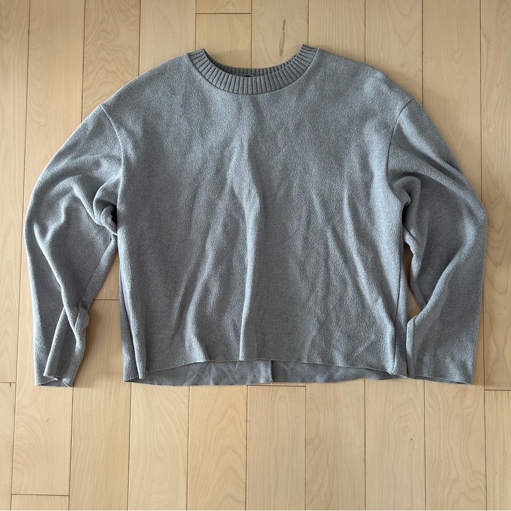 Zara Gray Cropped Sweater